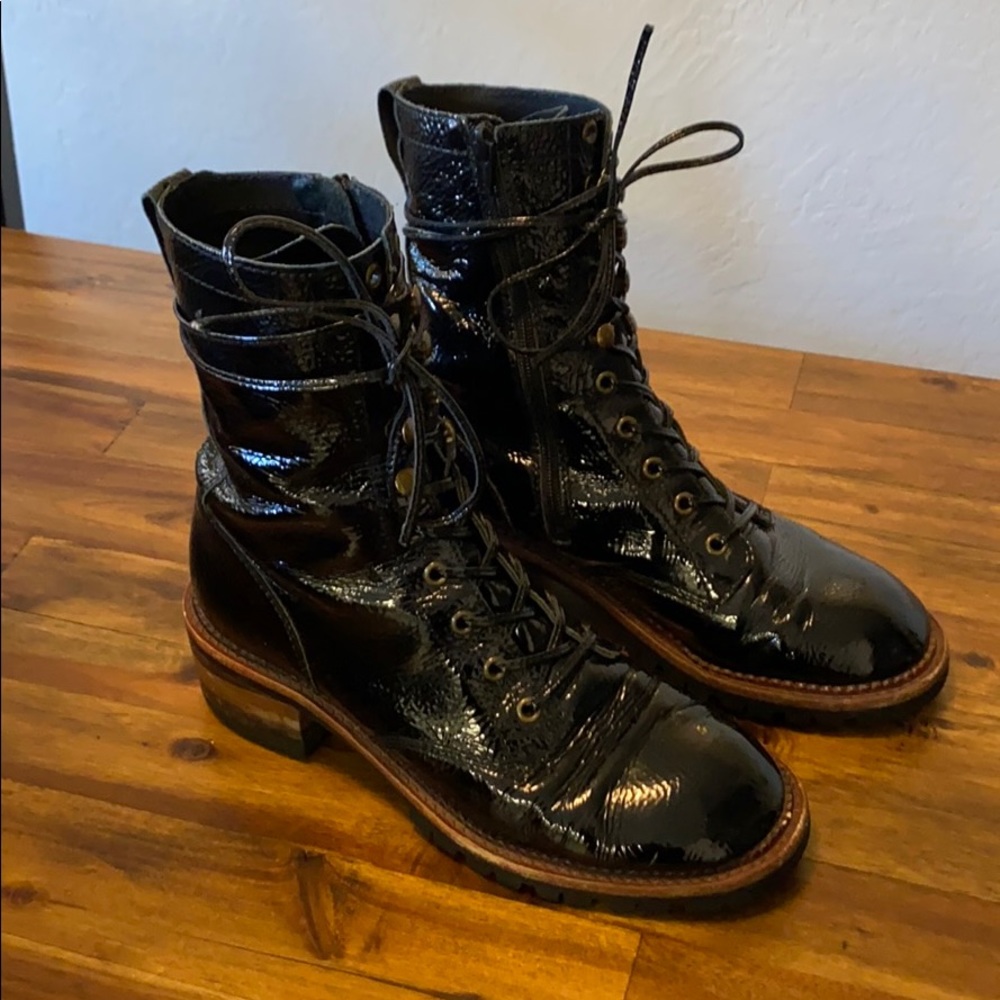 Jeffrey Campbell Sycamore Patent Leather Boots